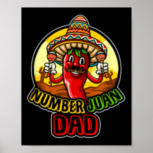 Spanisch-mexikanische Vatertag Geschenk für jeden Poster
