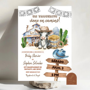 Spanisch-Mexikanischer Wilder Westen Cowboy-Baby-P Einladung