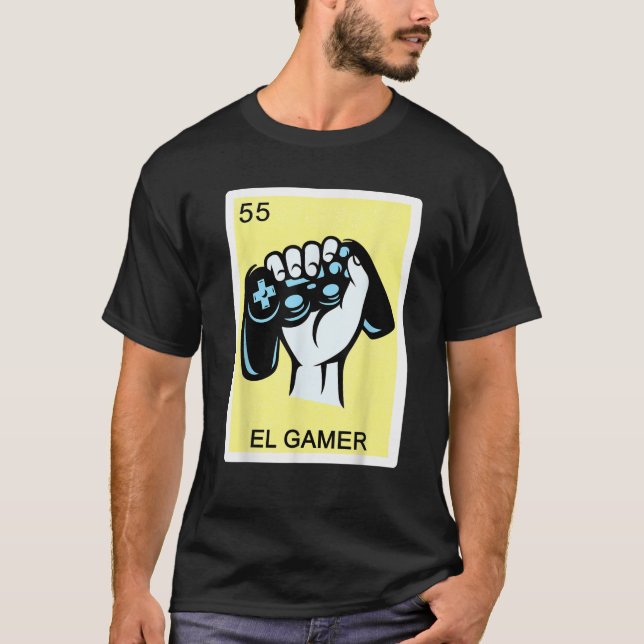 Spanisch mexikanisches Bingo Funny Gifts for Gamer T-Shirt (Vorderseite)