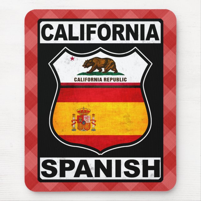 Spanisch-Mousemat in Kalifornien Mousepad (Vorne)