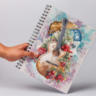Spanisch Music Spiral Foto Notebook Notizblock