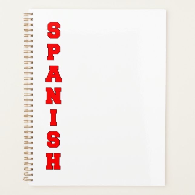 Spanisch Planer (Vorderseite)