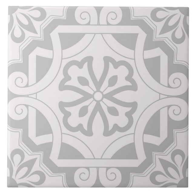 Spanisch Portugiesisch Boho Fliese (Vorderseite)