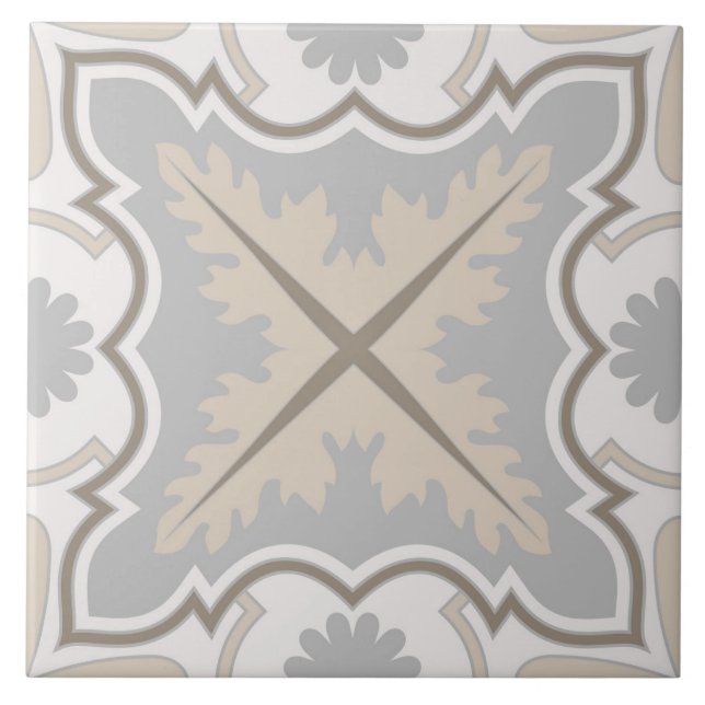 Spanisch Portugiesisch Boho Fliese (Vorderseite)