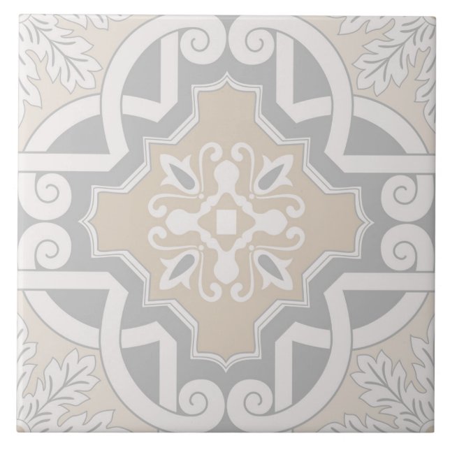 Spanisch Portugiesisch Boho  Fliese (Vorderseite)
