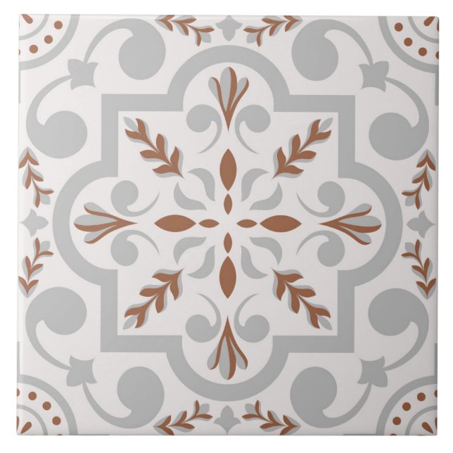 Spanisch Portugiesisch Boho  Fliese (Vorderseite)