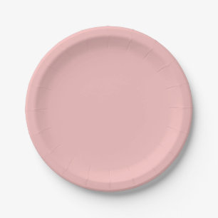 Spanisch Rosa Farbe Pappteller