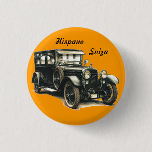 SPANISCH SCHWEIZ CLASSIC CAR BUTTON