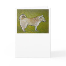 Spanisch Sibirische Huskie Grußkarte