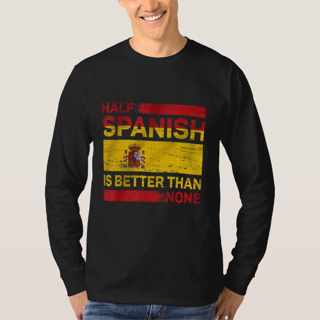 Spanisch Spanien Spanische Fußball Spanienflagge E T-Shirt (Vorderseite)