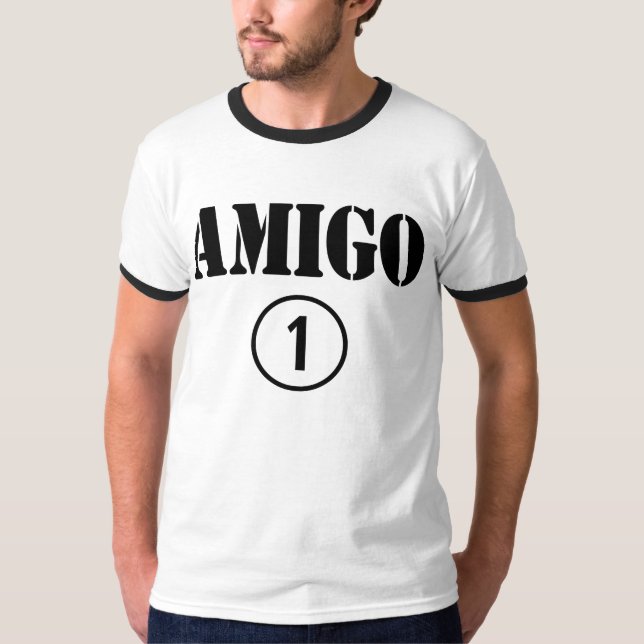 Spanisch sprechende Freunde: Freund Numero UNO T-Shirt (Vorderseite)