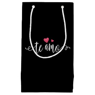 Spanisch Te Amo I Liebe You Valentine Geschenktü Kleine Geschenktüte