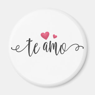 Spanisch Te Amo I Liebe You Valentine   Magnet