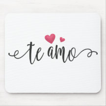 Spanisch Te Amo I Liebe You Valentine | Mousepad
