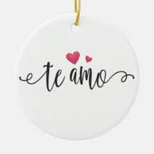 Spanisch Te Amo I Liebe You Valentine | Ornament