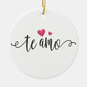 Spanisch Te Amo I Liebe You Valentine   Ornament