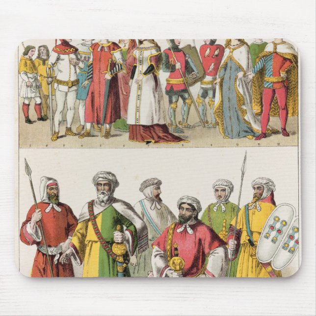 Spanisch und maurisches Kleid Mousepad (Vorne)