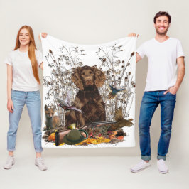 Spanisch, Wachtelhund Fleecedecke