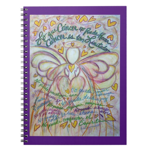 Spanisch Was Krebs kann nicht tun Art Journal-Note Notizblock (Vorderseite)