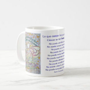 Spanisch, was Krebs nicht tun kann Kaffee Tasse Cu
