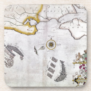 SPANISCHE ARMADA, 1588 2 GETRÄNKEUNTERSETZER