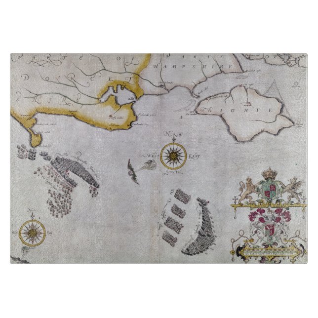 SPANISCHE ARMADA, 1588 2 SCHNEIDEBRETT (Vorderseite)