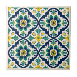 Spanische Azulejos-Keramiken Fliese