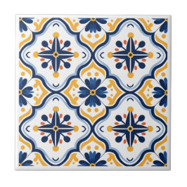 Spanische Azulejos-Keramiken Fliese