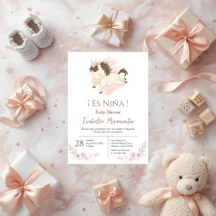 Spanische Baby Shower Girl-Einladung Einladung