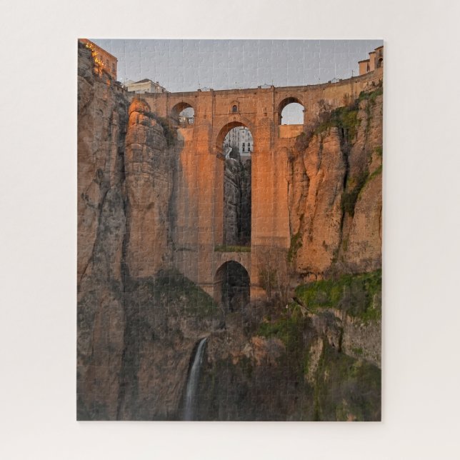 Spanische Brücke Puente Nuevo Ronda Jigsaw Puzzle (Vertikal)