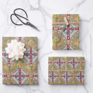 Spanische Cross Tiles Geschenkpapier Set
