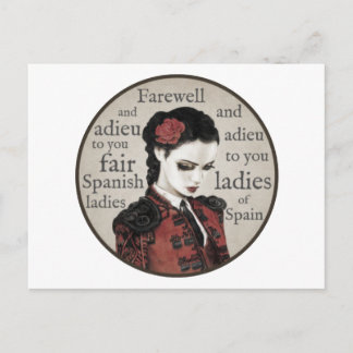 Spanische Damen Postkarte