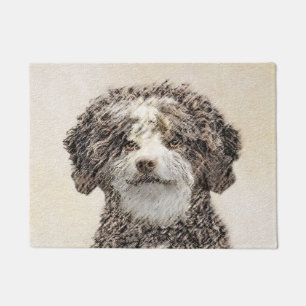 Spanische Dog Malerei - Niedliche Original Hunde K Fußmatte