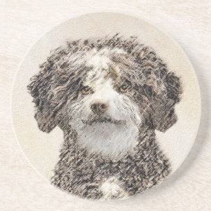 Spanische Dog Malerei - Niedliche Original Hunde K Getränkeuntersetzer