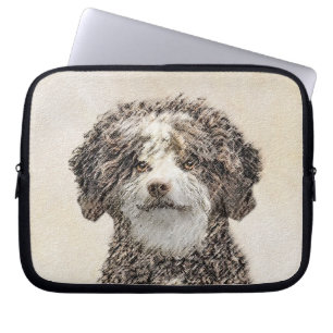 Spanische Dog Malerei - Niedliche Original Hunde K Laptopschutzhülle