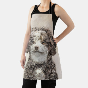 Spanische Dog Malerei - Niedliche Original Hunde K Schürze