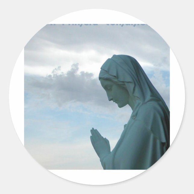 Spanische Erste Kommune, Felicidades Primera Comun Runder Aufkleber (Vorderseite)