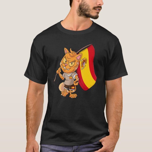 Spanische Fächerkatze T-Shirt (Vorderseite)