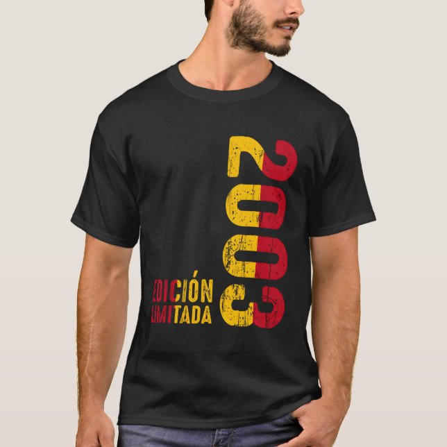 Spanische Flagge 2003 Jahr 2003 2003 Seit 2003 T-Shirt (Vorderseite)