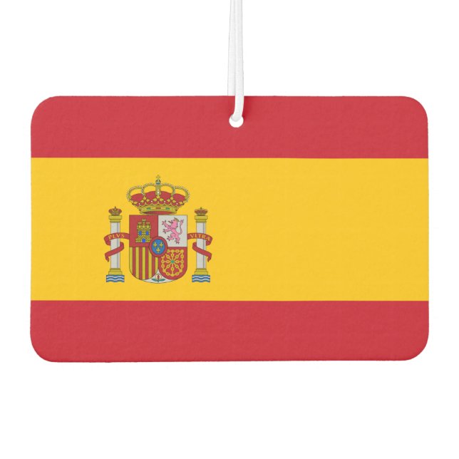 Spanische Flagge Autolufterfrischer (Vorderseite)