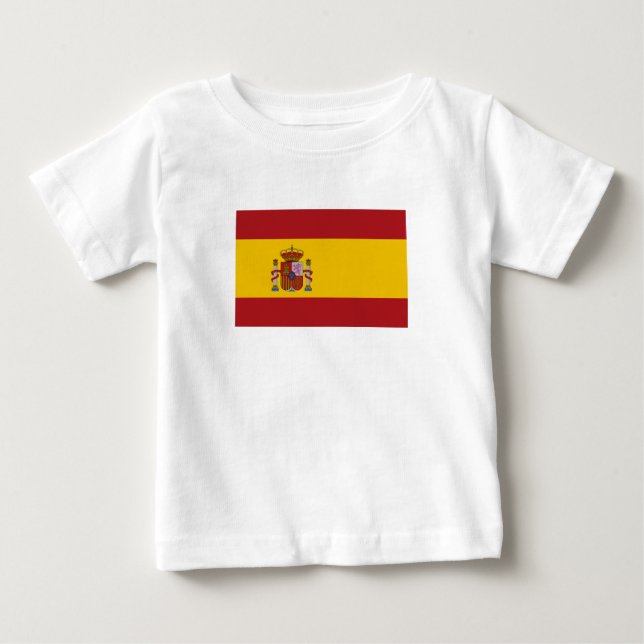 Spanische Flagge Baby T-shirt (Vorderseite)