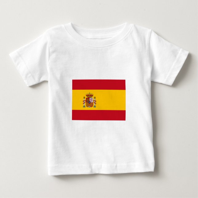 Spanische Flagge Baby T-shirt (Vorderseite)
