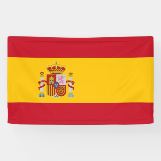 Spanische Flagge Banner (Horizontal)