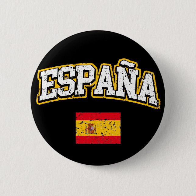 Spanische Flagge Button (Vorderseite)