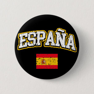 Spanische Flagge Button