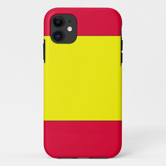 Spanische Flagge Case-Mate iPhone Hülle (Rückseite)