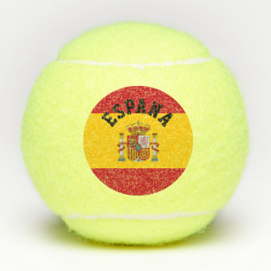 Spanische Flagge der kundenspezifischen Tennisbälle