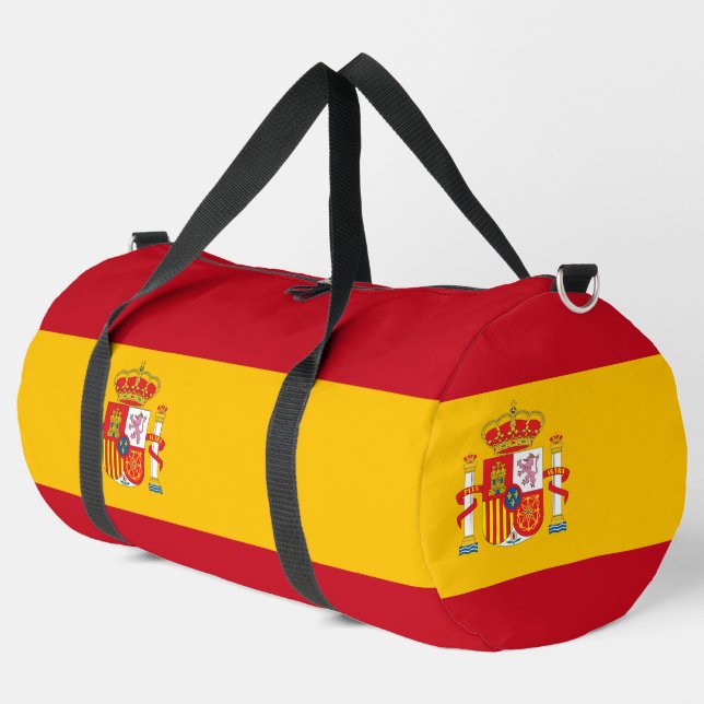 Spanische Flagge Duffle Bag (Linke Ecke)