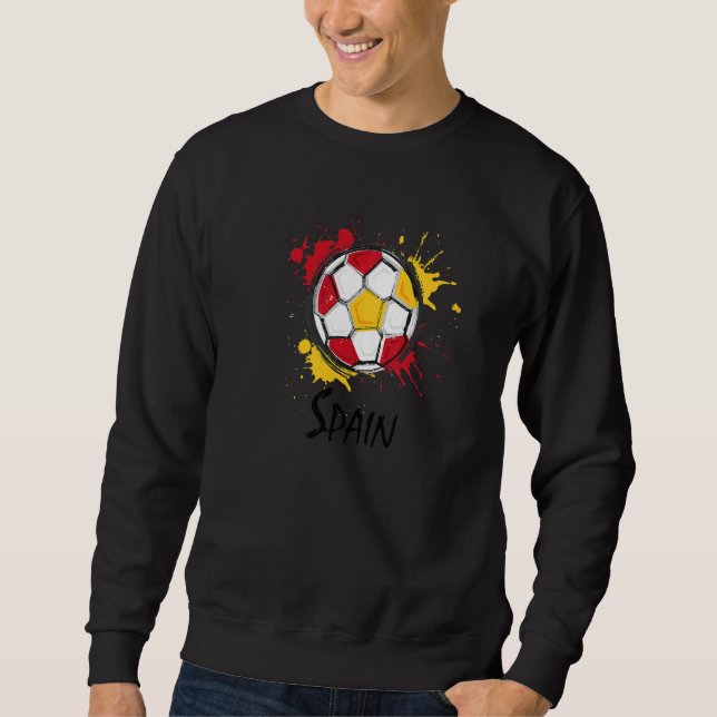Spanische Flagge España Fußball Spanien Sweatshirt (Vorderseite)