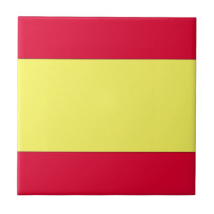 Spanische Flagge Fliese